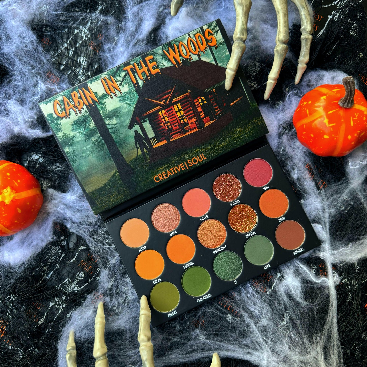 Cabin In The Woods Eyeshadow Palette Horror Movie Makeup Palette Creative Soul Cosmetics