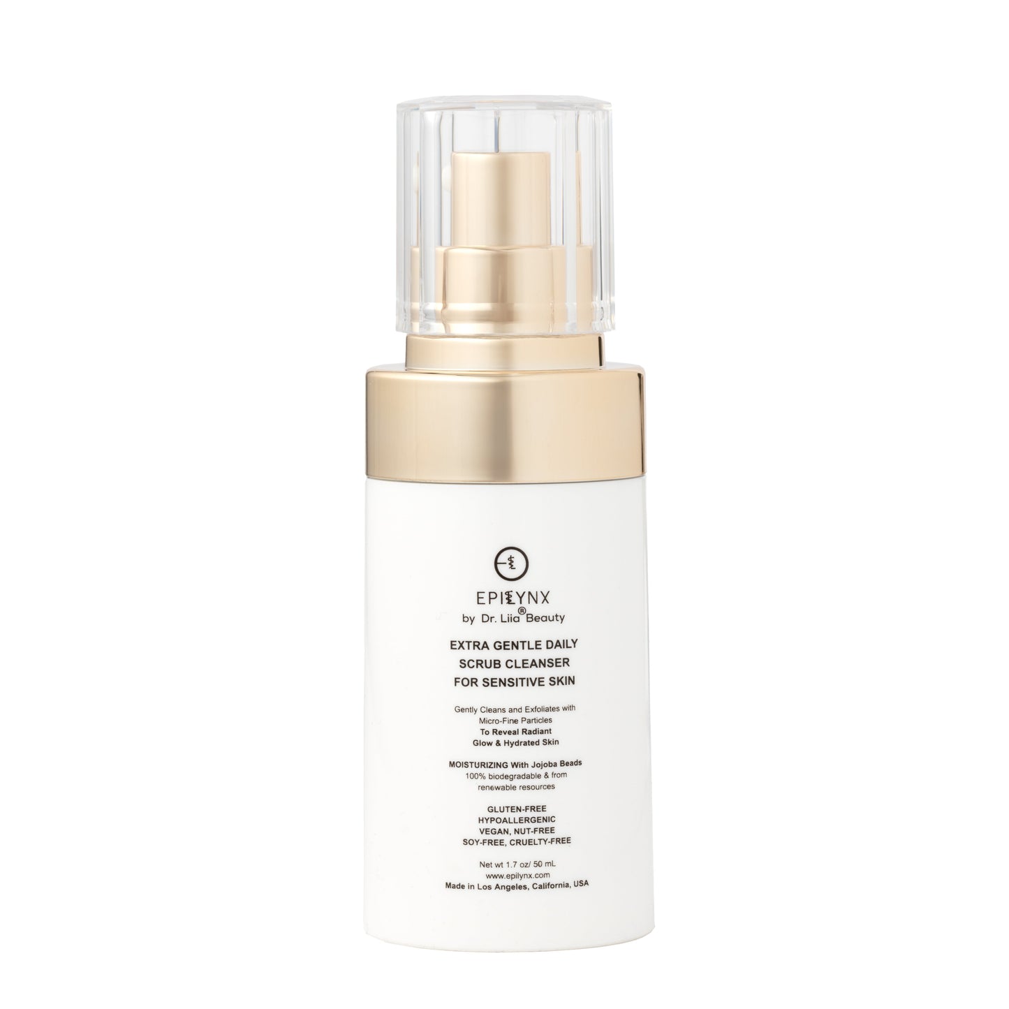 Gentle Daily Scrub Cleanser Hyaluronic Acid Facial Scrub
