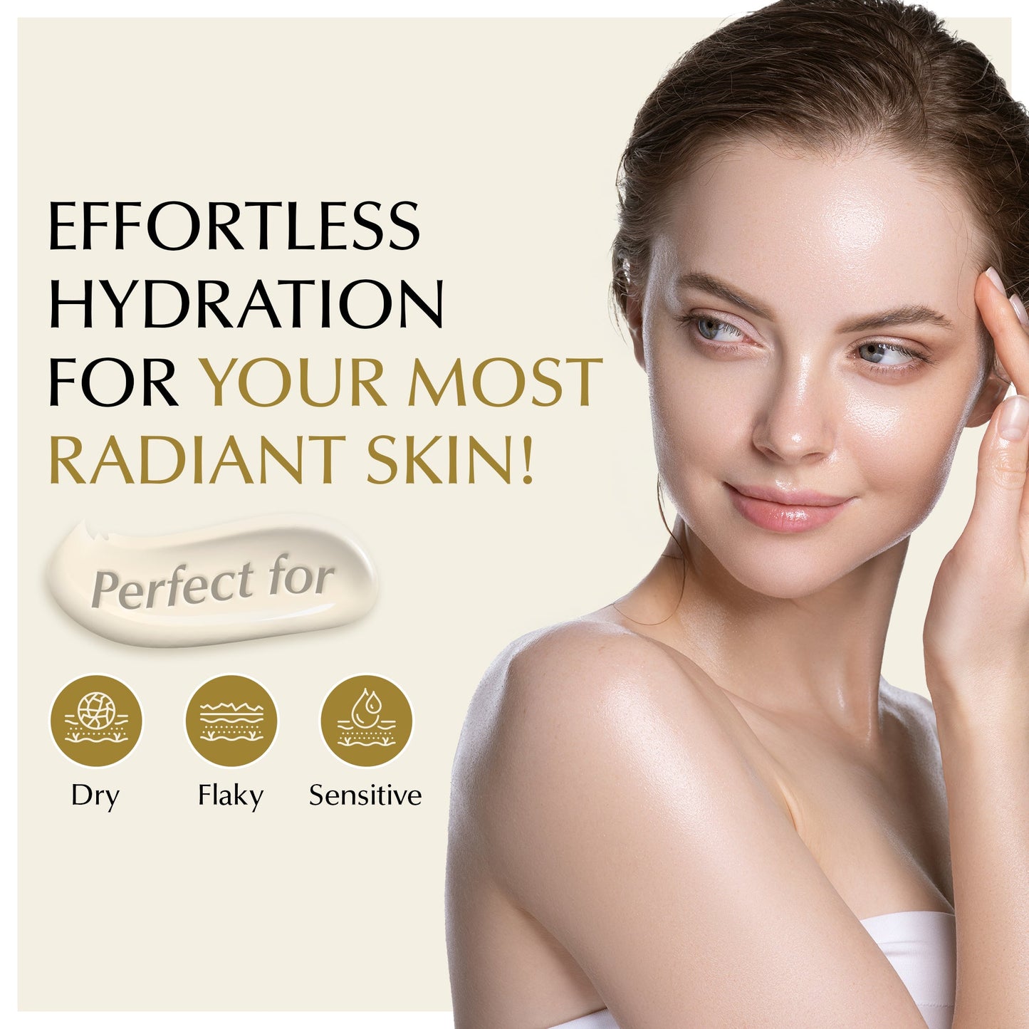 Face Moisturizer Lightweight for Sensitive and Dry Skin