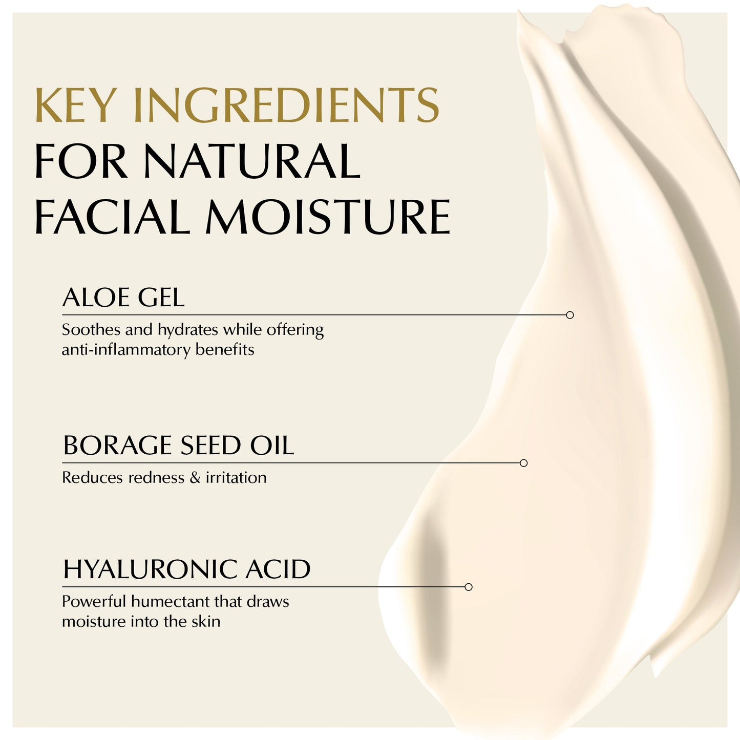 Face Moisturizer Lightweight for Sensitive and Dry Skin