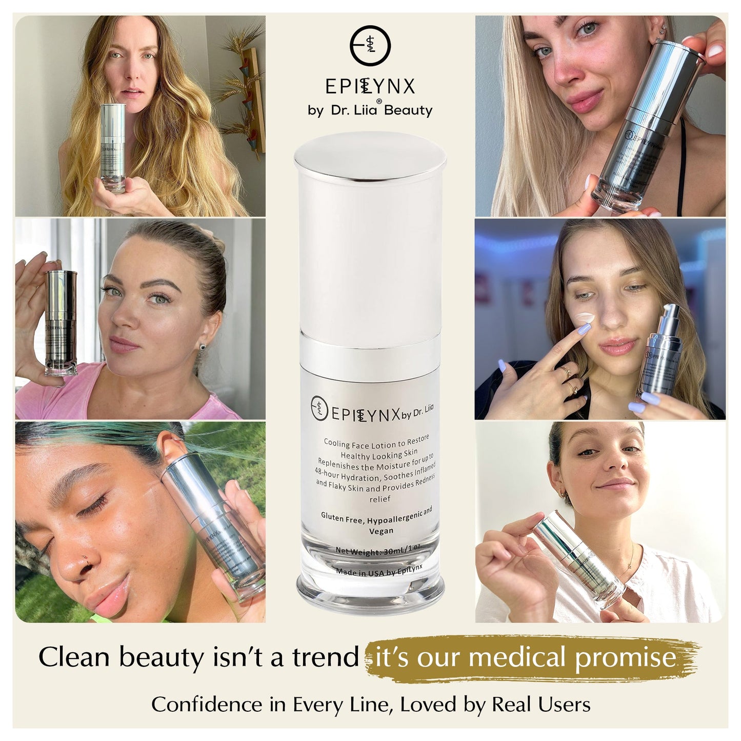 Face Moisturizer Lightweight for Sensitive and Dry Skin
