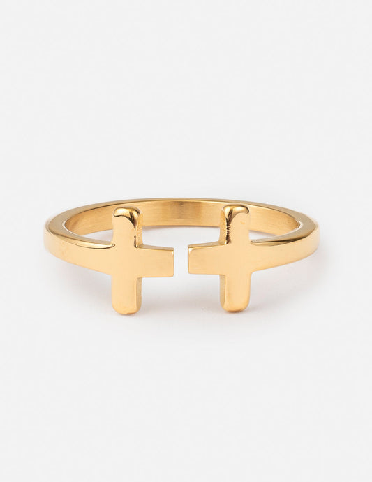 Eternal Cross Ring Religious Jewelry Christian Symbol
