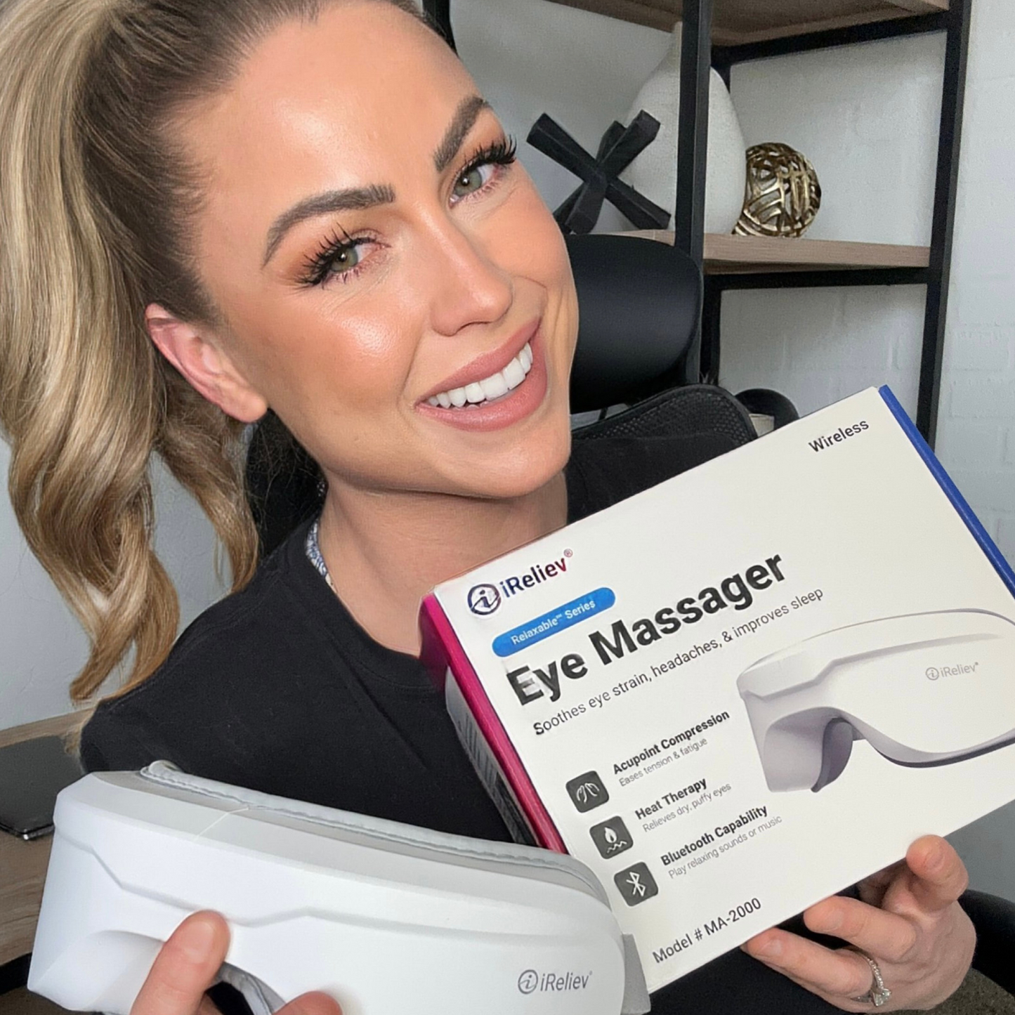Eye Massager with Heat Relaxable™ by iReliev