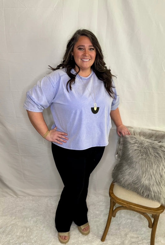 Lavender Plus Size Casual Top The Go To Casual Top