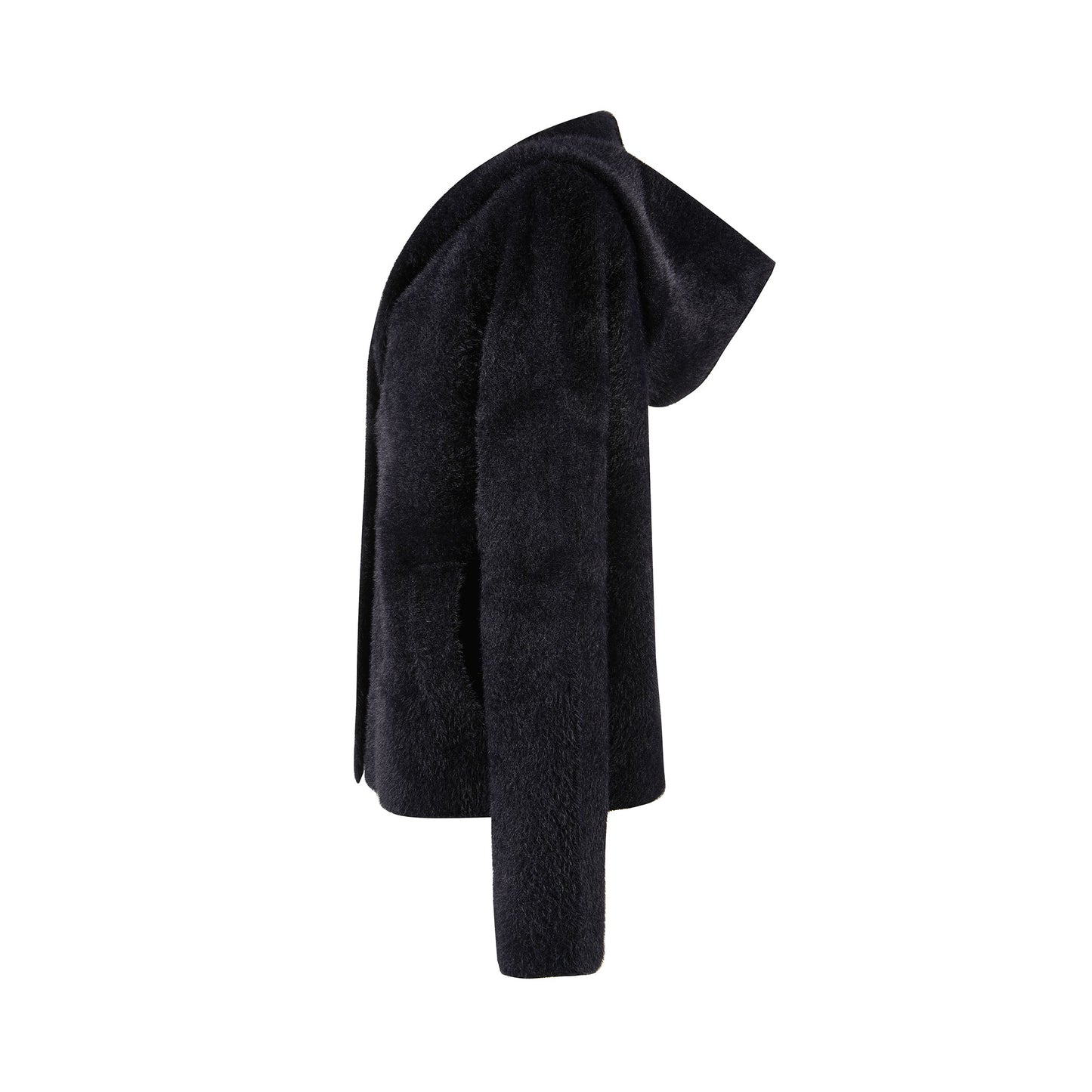 FAB Black Soft Knitted Hoodie Australia Luxe Collective