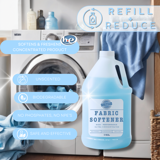 EcoLuxe Unscented Concentrated Liquid Fabric Softener