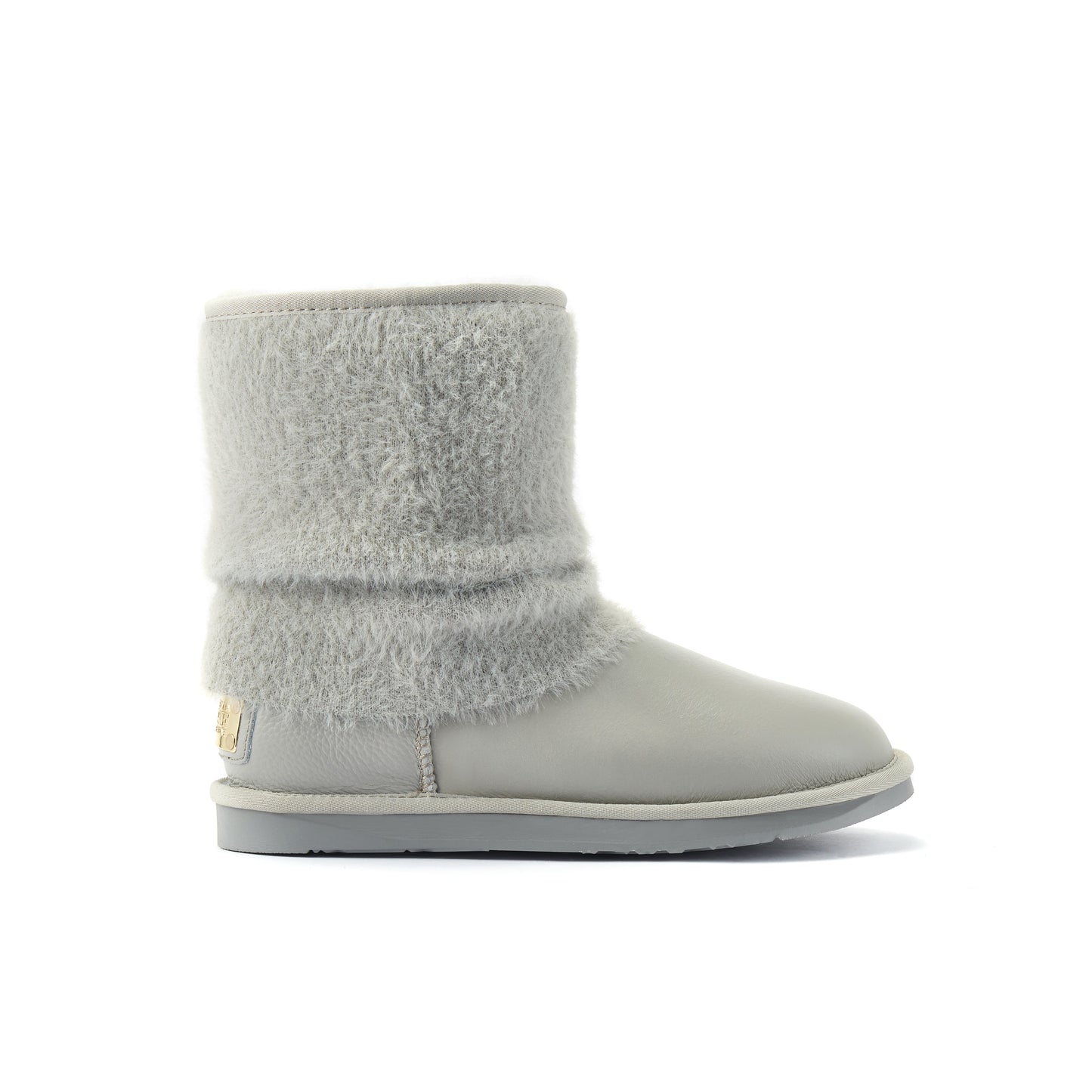 FAME SHORT Ice Gray Classic Sheepskin Boot Australia Luxe Collective