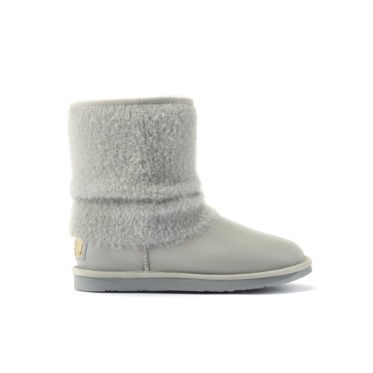 FAME SHORT Ice Gray Classic Sheepskin Boot Australia Luxe Collective