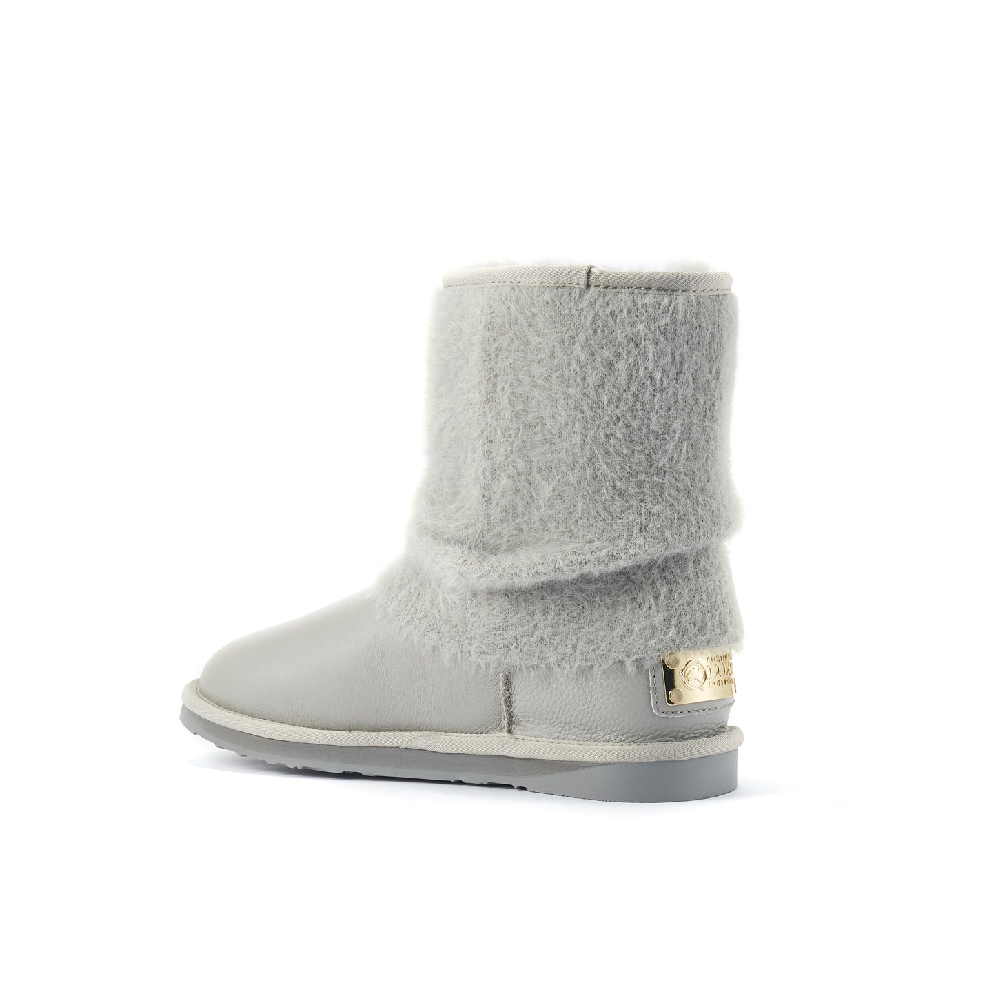 FAME SHORT Ice Gray Classic Sheepskin Boot Australia Luxe Collective