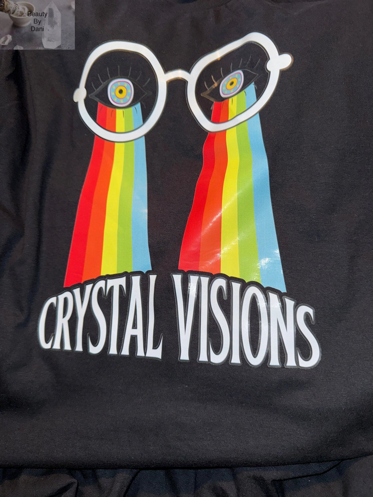 Crystal Vision Cotton Crew Neck T-Shirt
