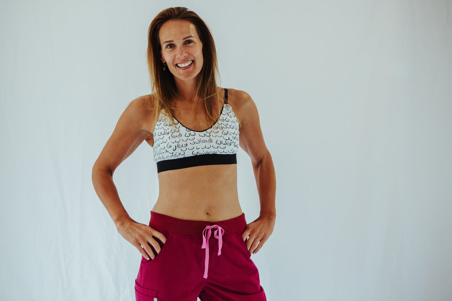 Boobie Print Comfortable Bra