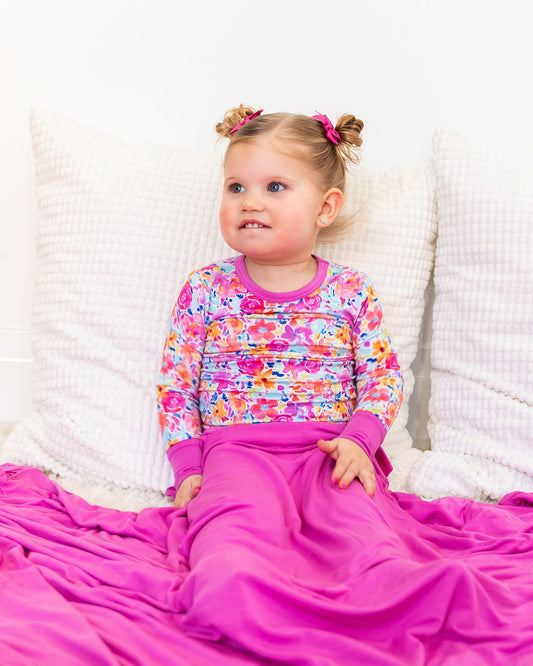 Floral Bamboo Long Sleeve 2-Piece Set Korrie