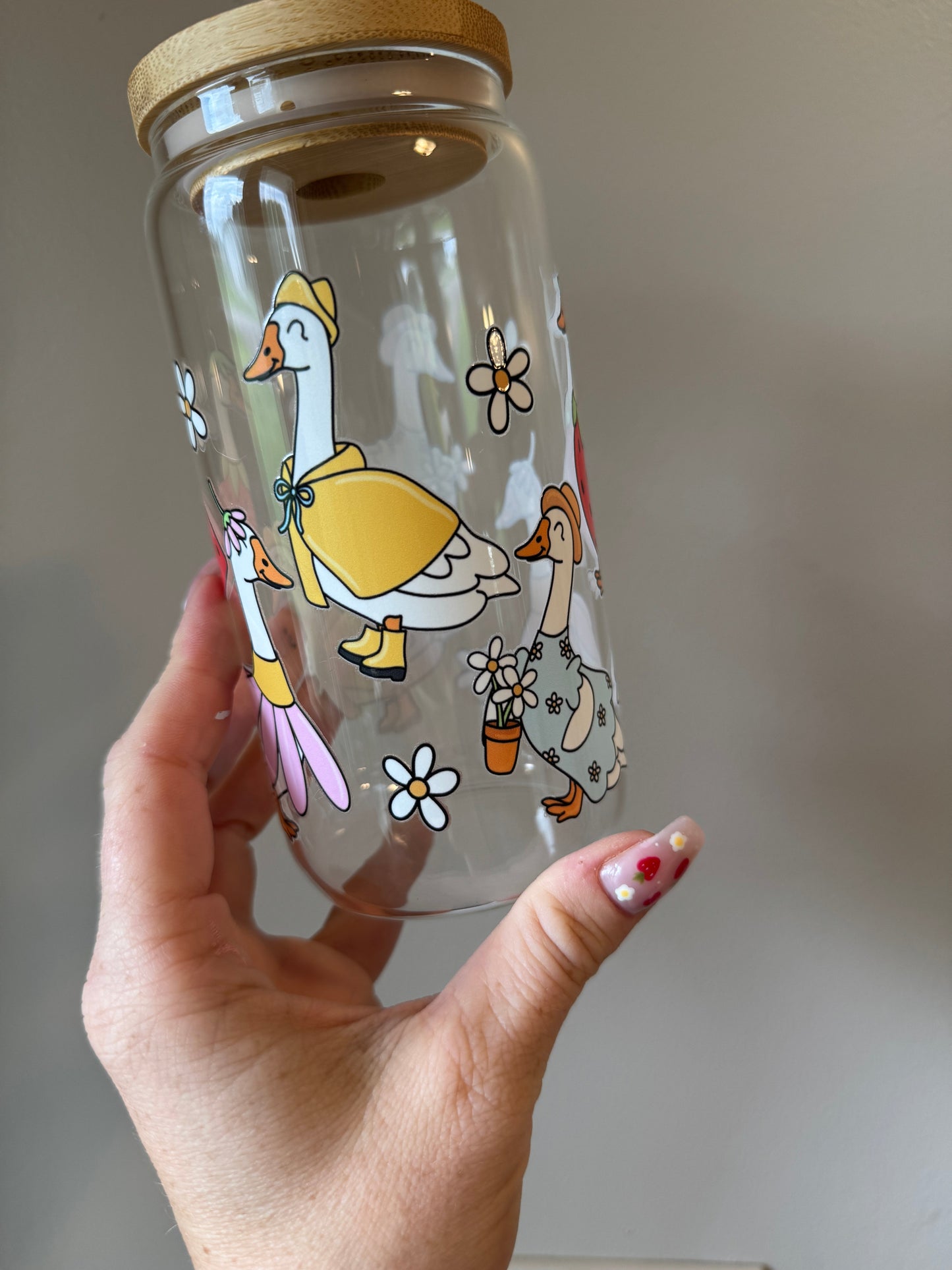 Silly Spring Goose Quirky Mug Sawdust and Cedar