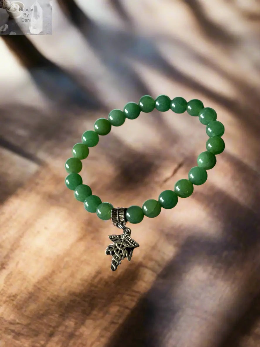 Aventurine 8mm Beads RN Bracelet