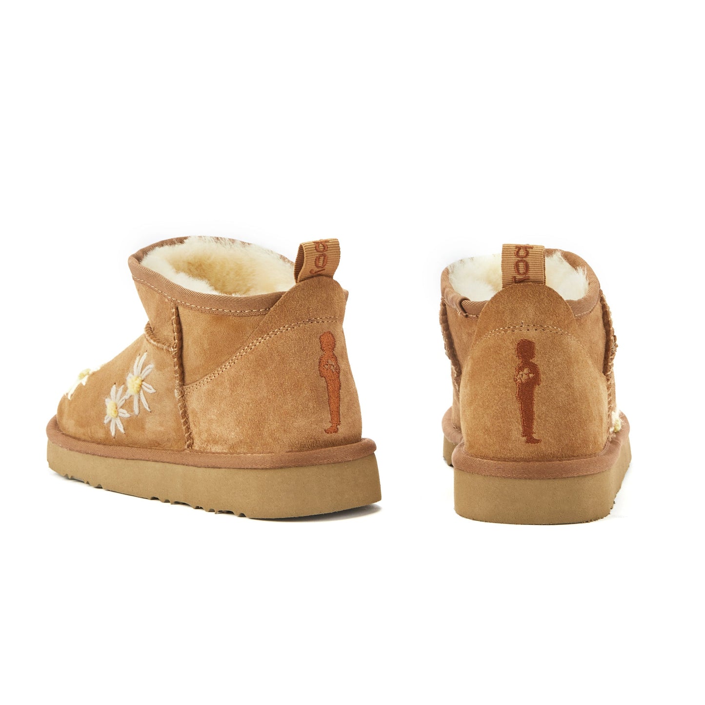 Cosy Ultra Short Pull On Boot Chestnut Flowerboy