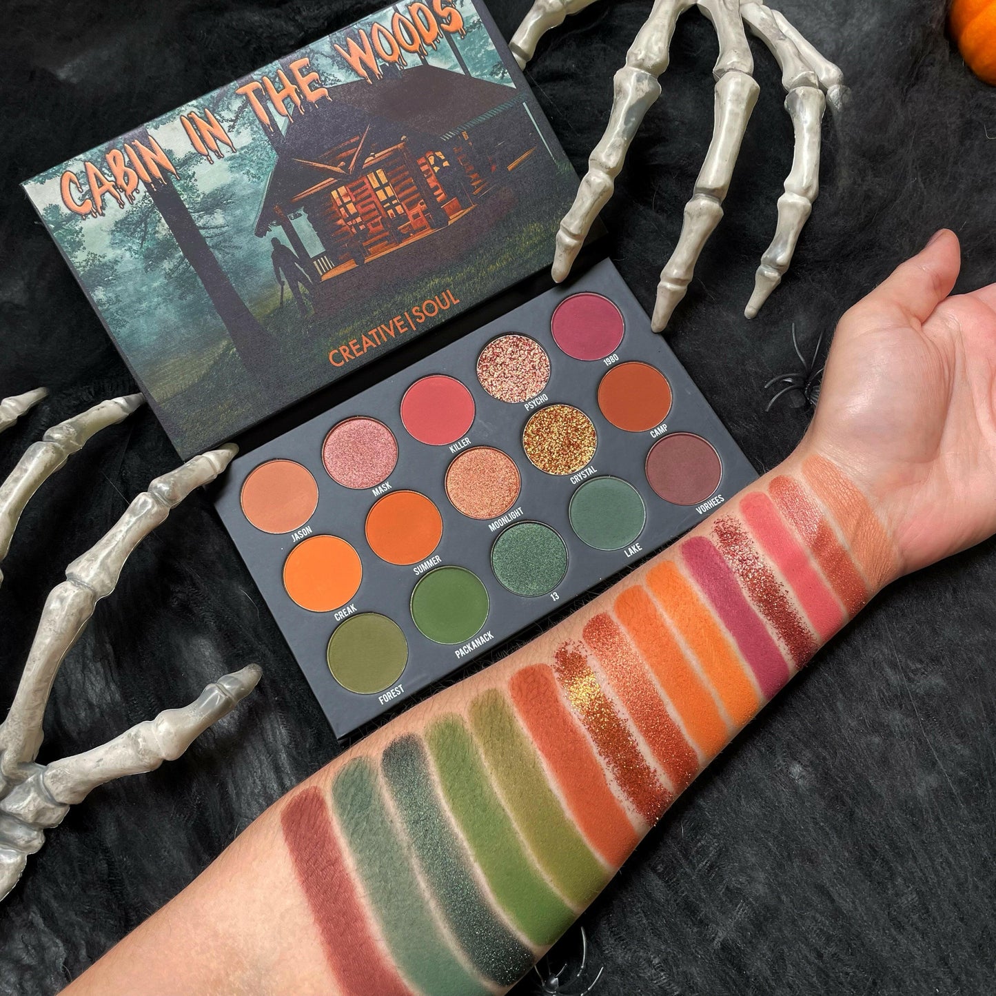 Cabin In The Woods Eyeshadow Palette Horror Movie Makeup Palette Creative Soul Cosmetics