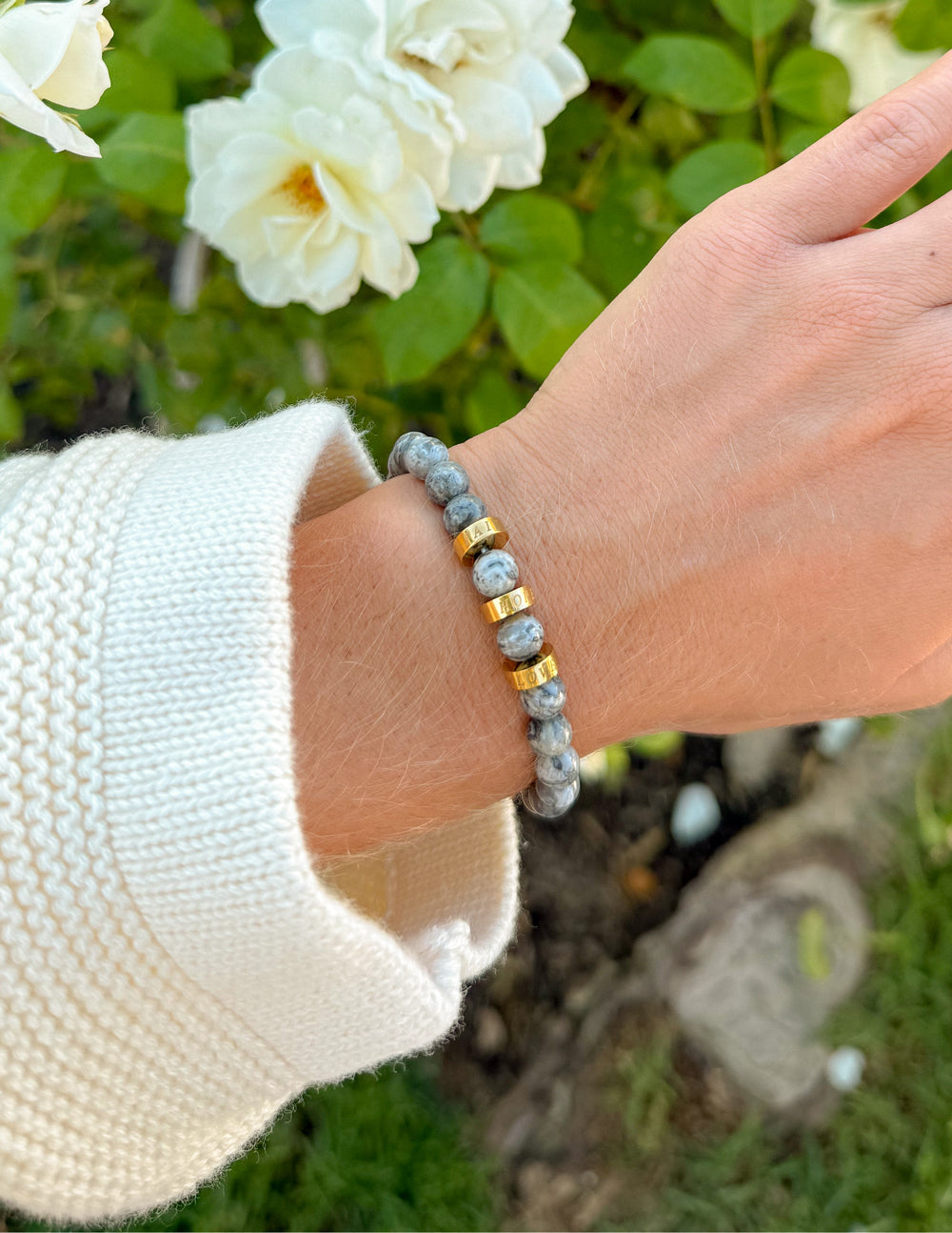 Faith Hope Love Stone Bracelet Christian Jewelry