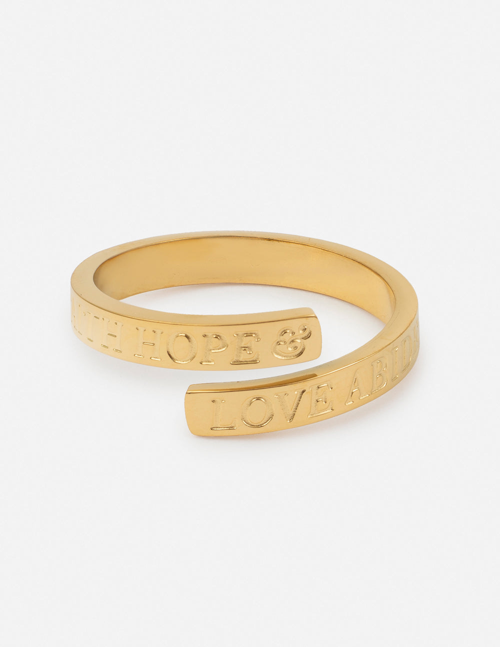 Faith Hope Love Ring Meaningful Christian Jewelry
