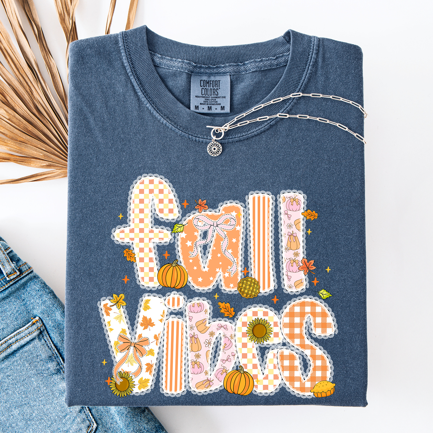 Fall Vibes Pumpkin Comfort Colors T-Shirt Refinery Number One