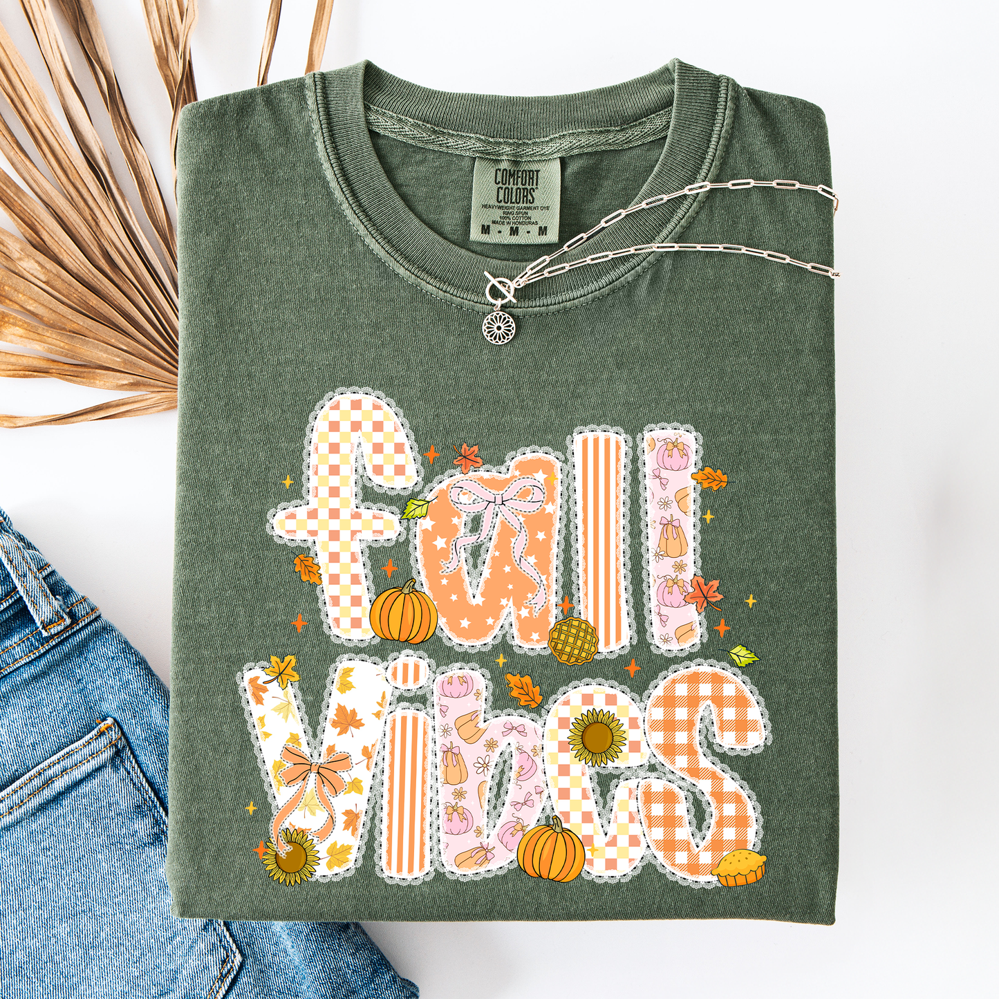 Fall Vibes Pumpkin Comfort Colors T-Shirt Refinery Number One