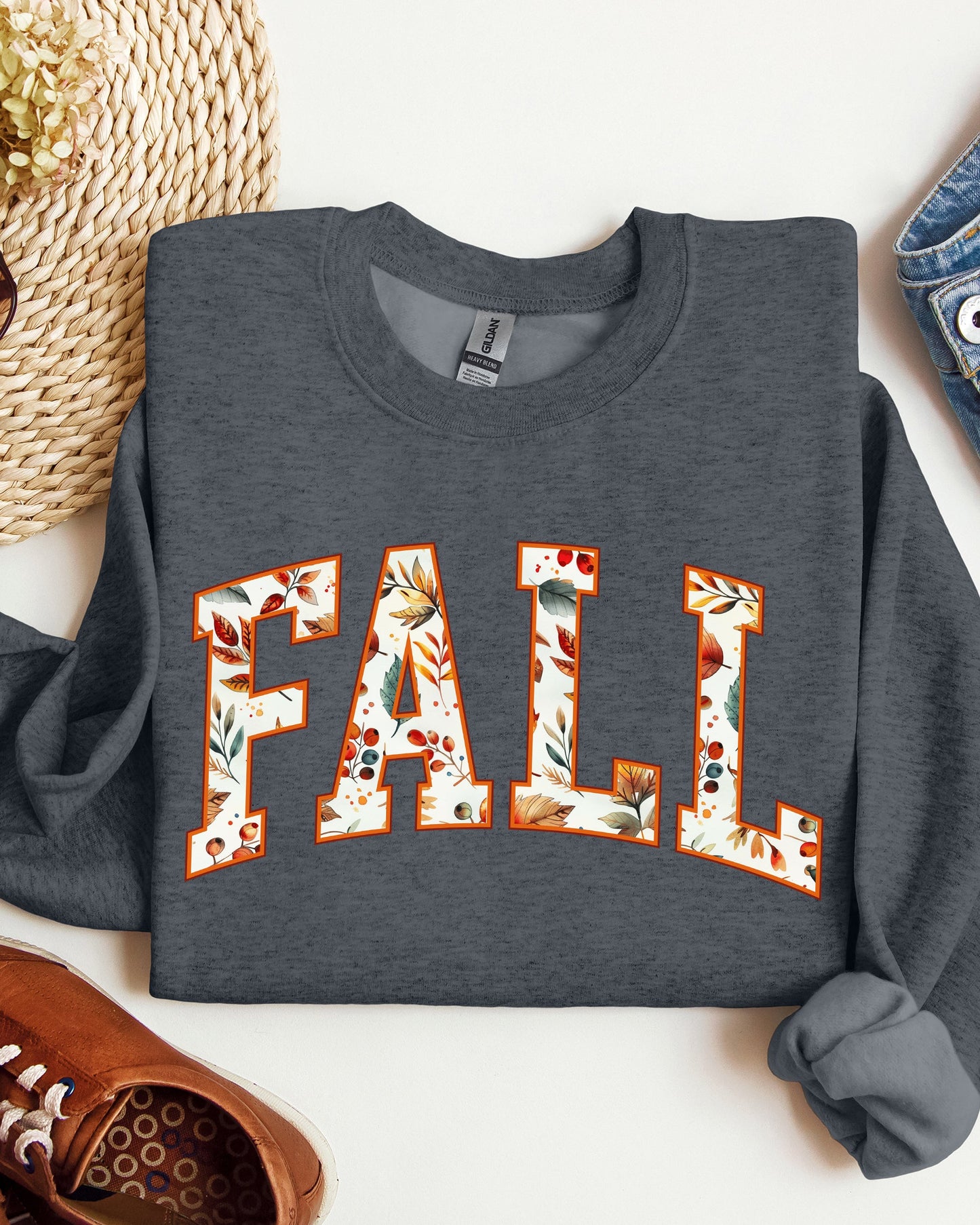 Fall Varsity Autumn Retro Vintage Halloween Sweatshirt
