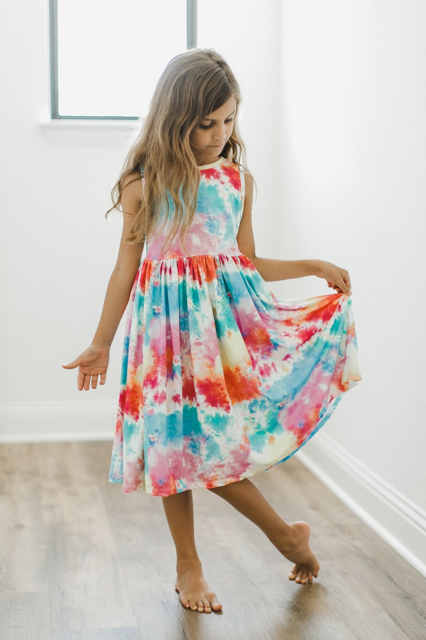 Far Out Twirly Tank Dress Mila & Rose