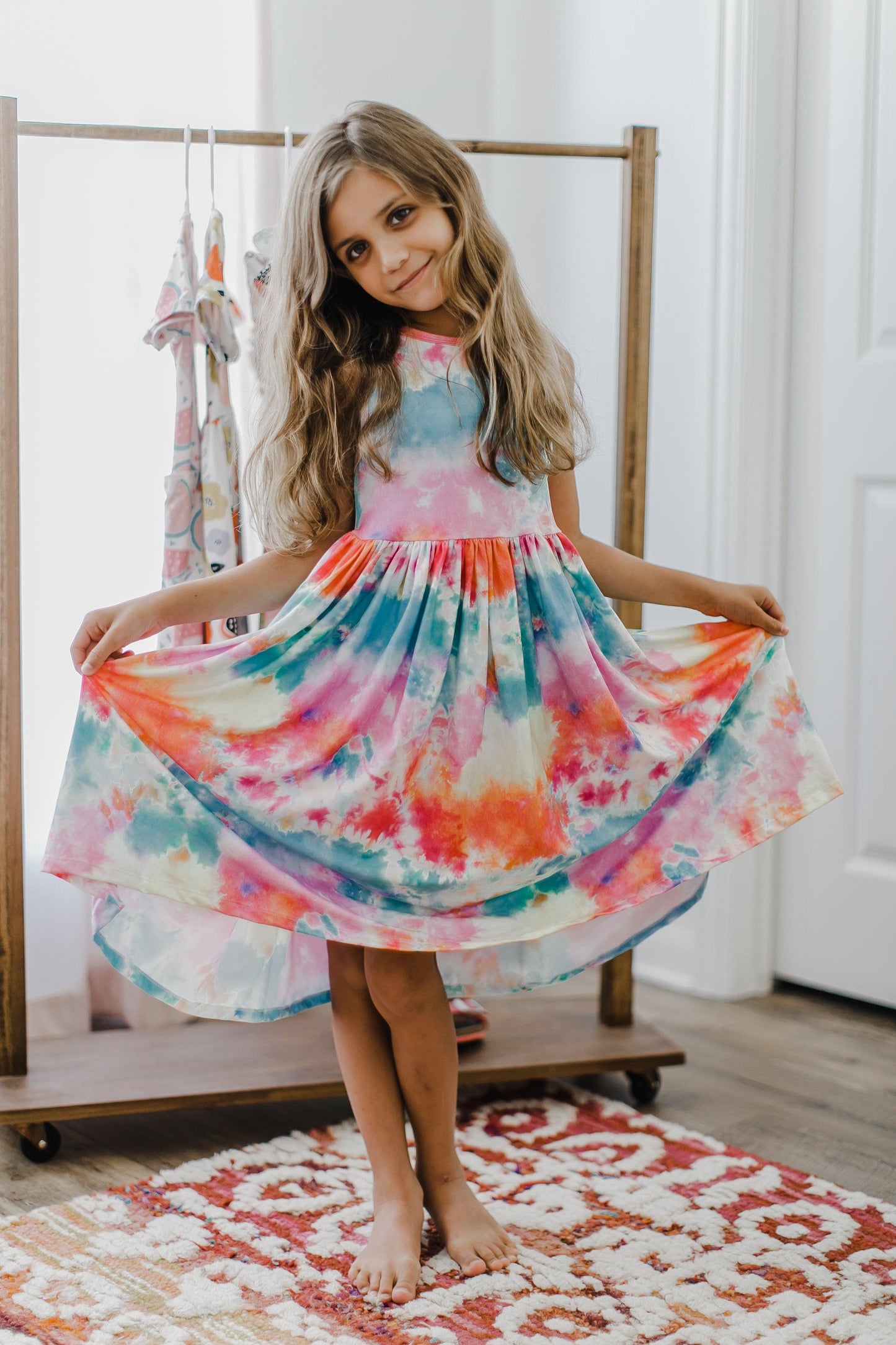 Far Out Twirly Tank Dress Mila & Rose