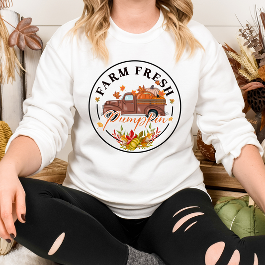 Farm Fresh Pumpkin Unisex Sweatshirt Gildan
