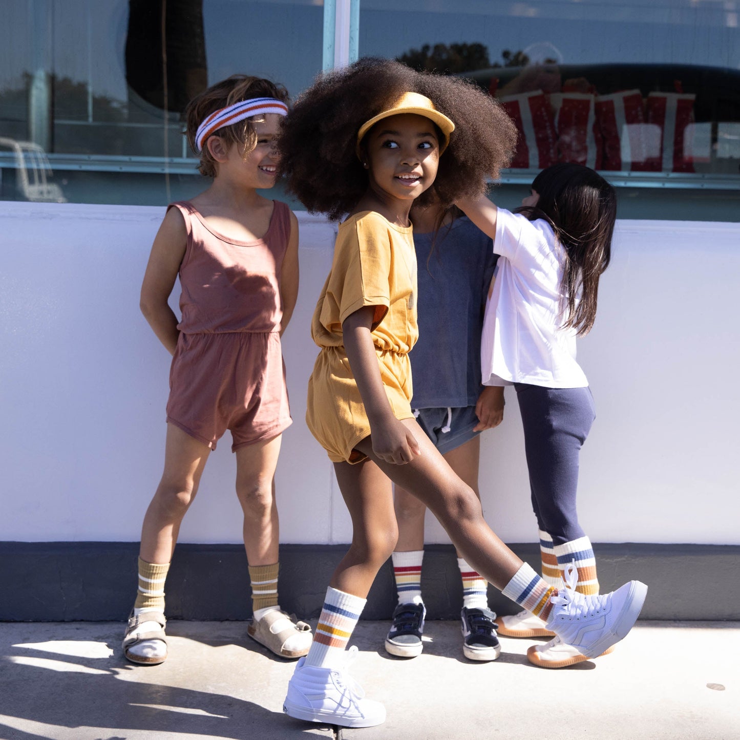 Rainbows & Unicorns Retro Tube Socks Kids & Adults