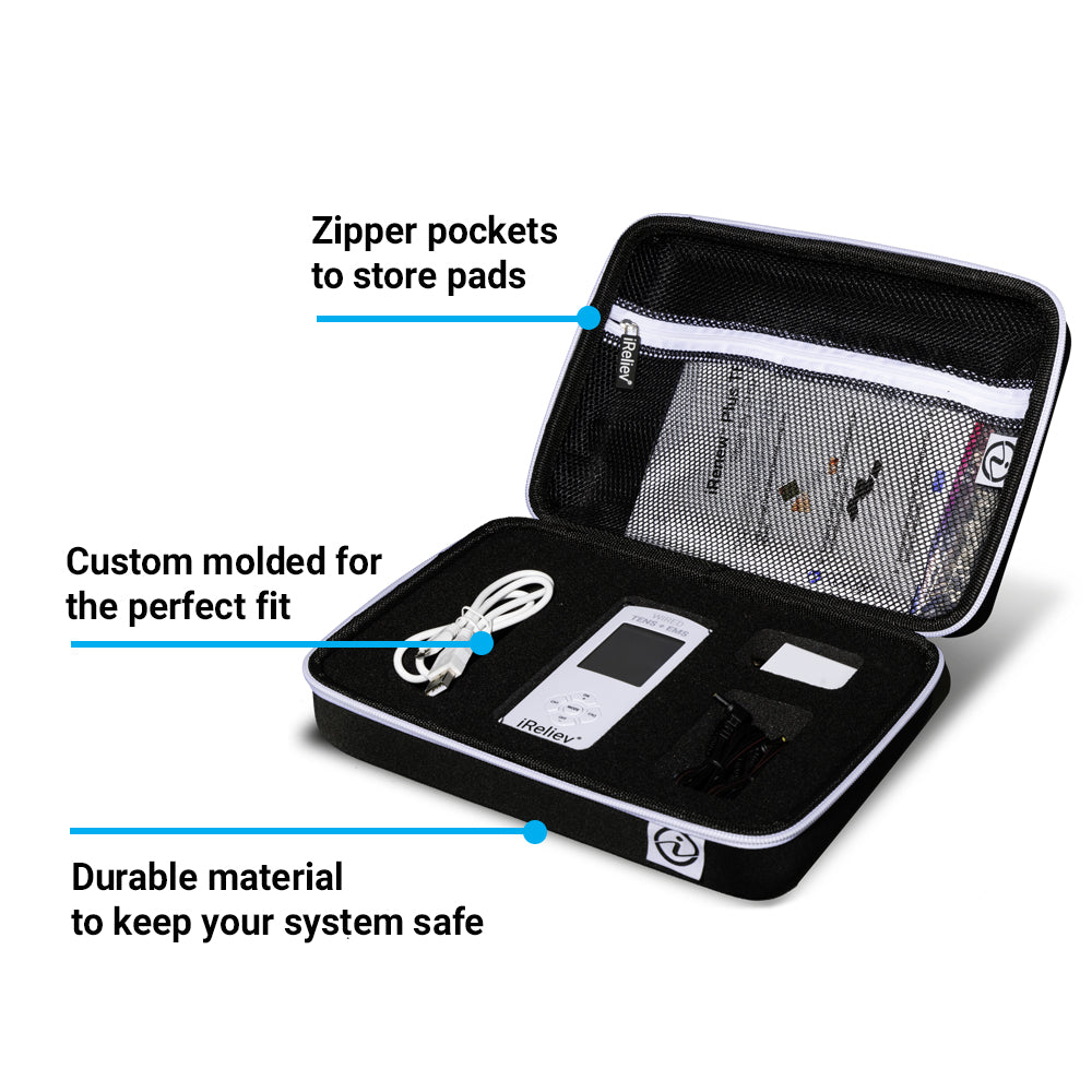 Hard Protective Carry Case Premium TENS EMS iReliev