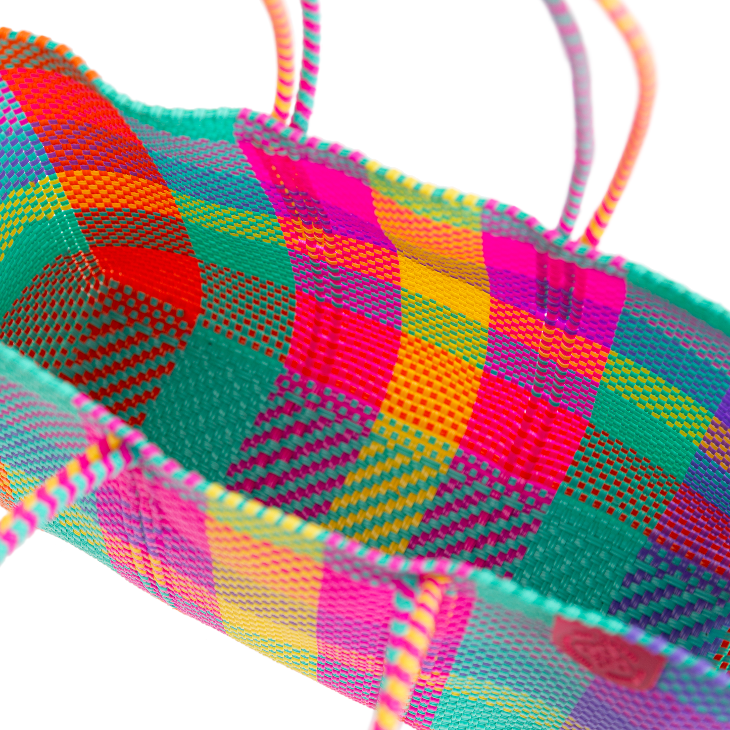 Fiesta Woven Super Tote Water-Resistant Tote Bag Tin Marin