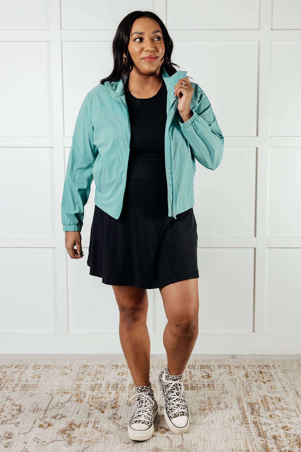 Nylon Tidal Wave Tennis Jacket Fit Happens