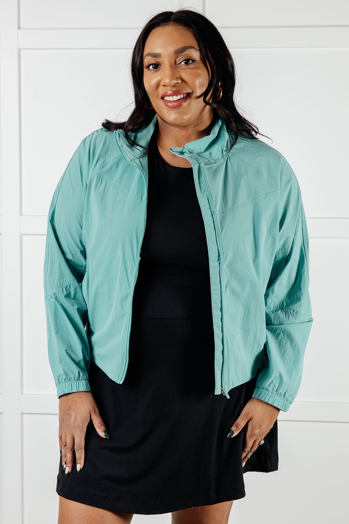 Nylon Tidal Wave Tennis Jacket Fit Happens