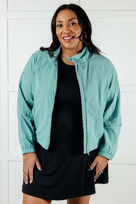 Nylon Tidal Wave Tennis Jacket Fit Happens