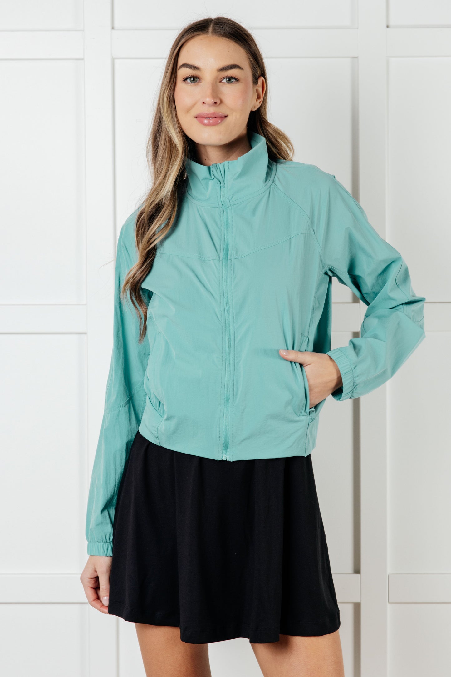 Nylon Tidal Wave Tennis Jacket Fit Happens