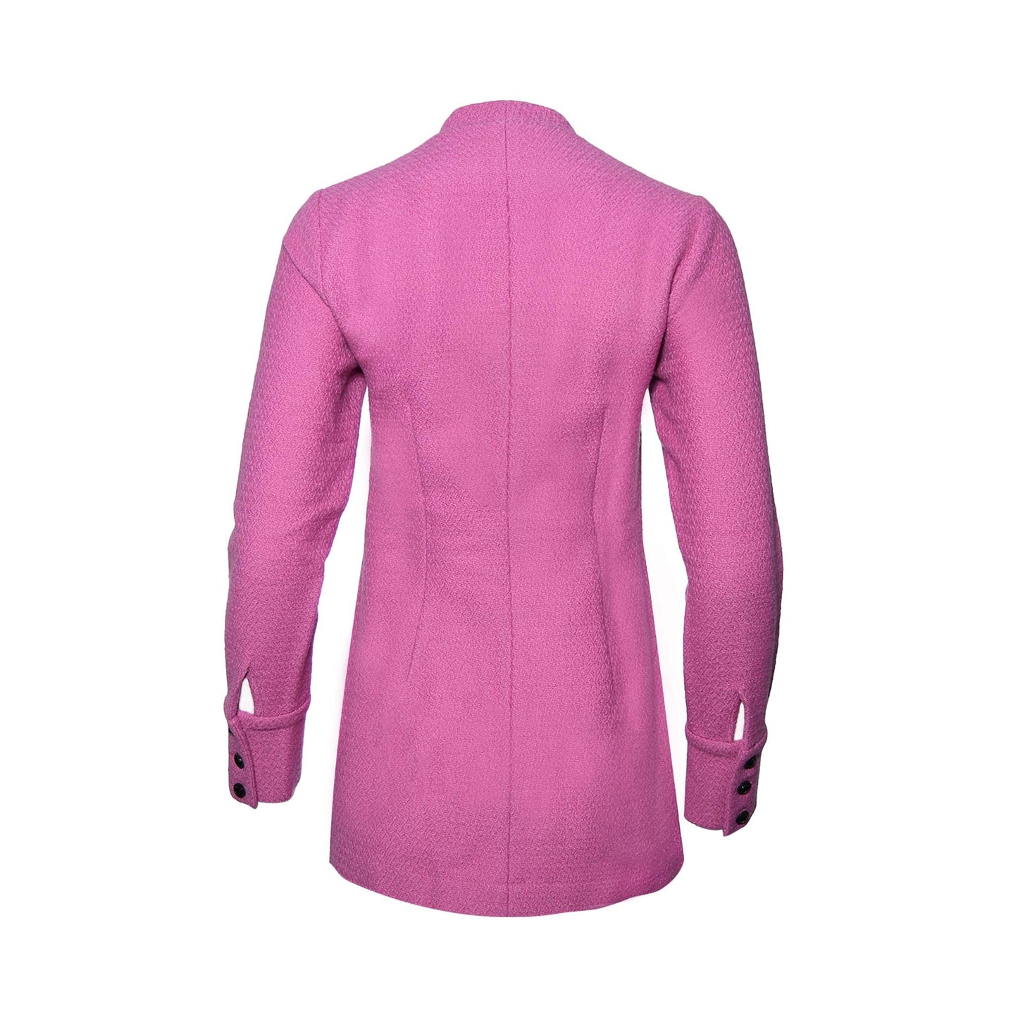 Purple Tweed Fitted Blazer Fleur