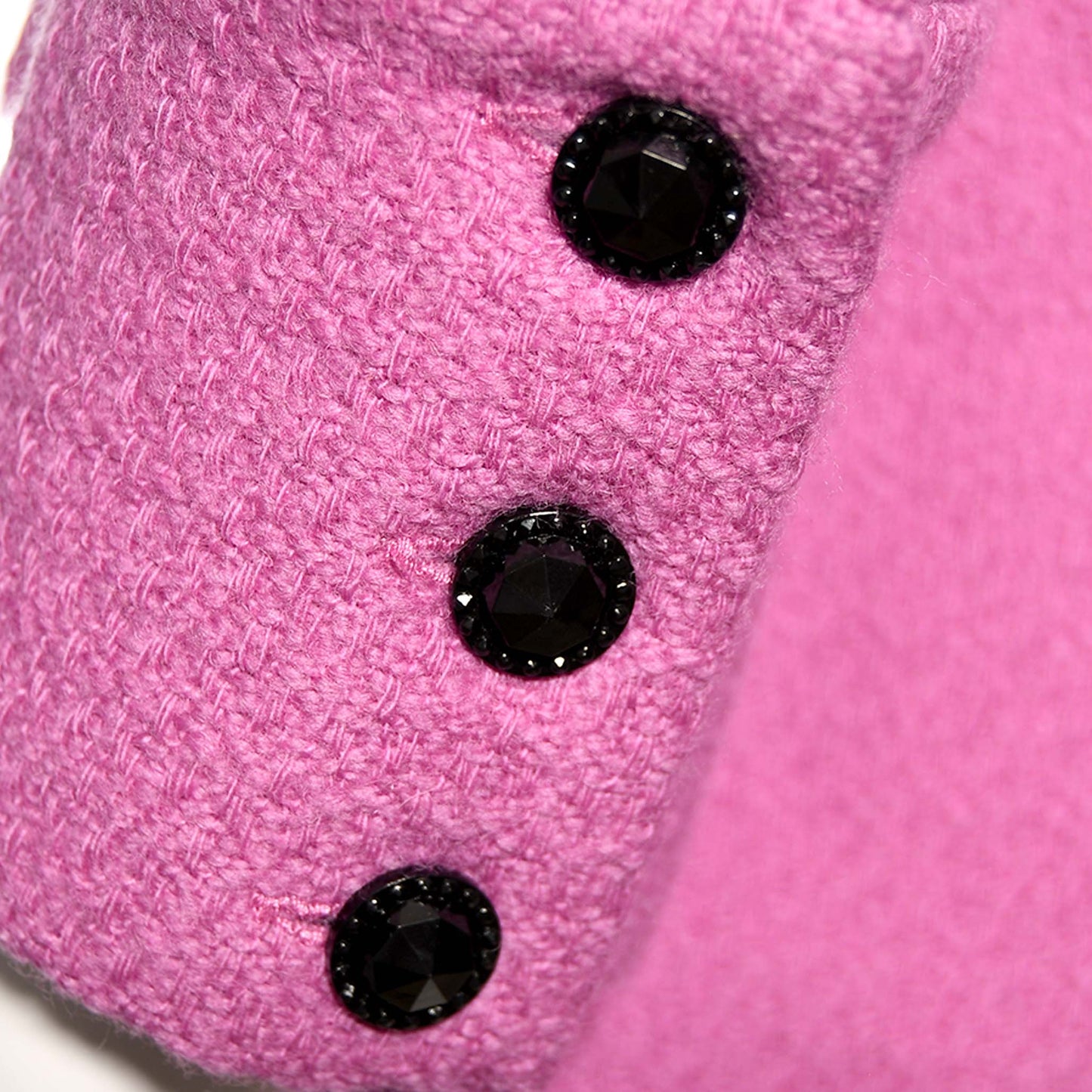 Purple Tweed Fitted Blazer Fleur