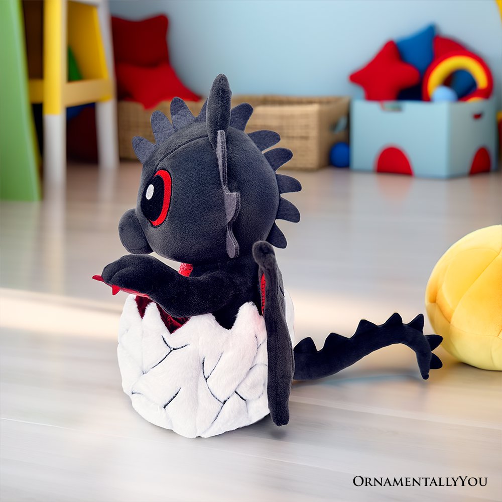 Drogo the Dino Black and Red 12' Dinosaur Stuffed Animal Plushie