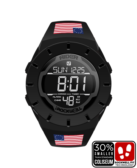 Coliseum Fit™ Phantom Black Betsy Ross Edition Watch Rockwell