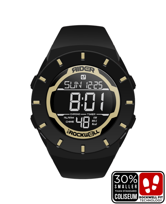 Coliseum Fit™ Forum Black Gold Rugged Watch Rockwell Time