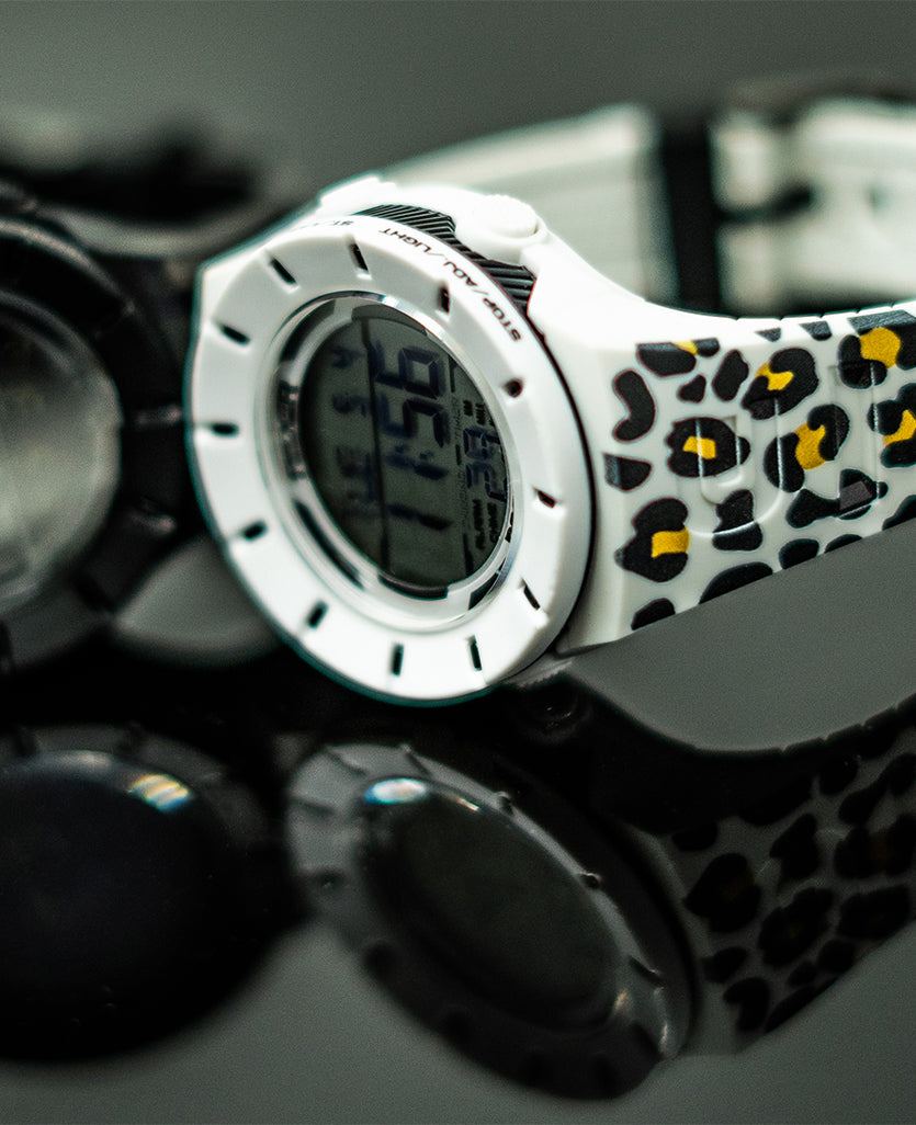 Coliseum Fit Forum Cheetah-Print CradleFit Bracelet Watch Rockwell Time