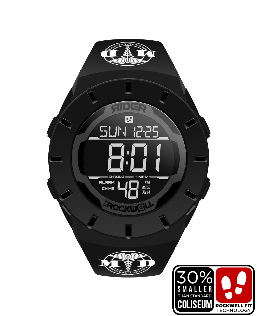 Coliseum Fit Forum Phantom Black Medical Watch Rockwell
