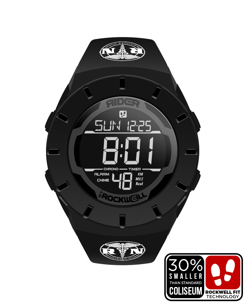 Coliseum Fit™ Phantom Black RN Edition Digital Watch Rockwell Time