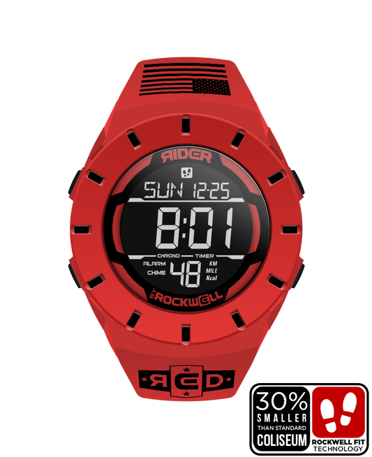 Coliseum Fit Forum R.E.D. Edition Red Black Watch Rockwell Time