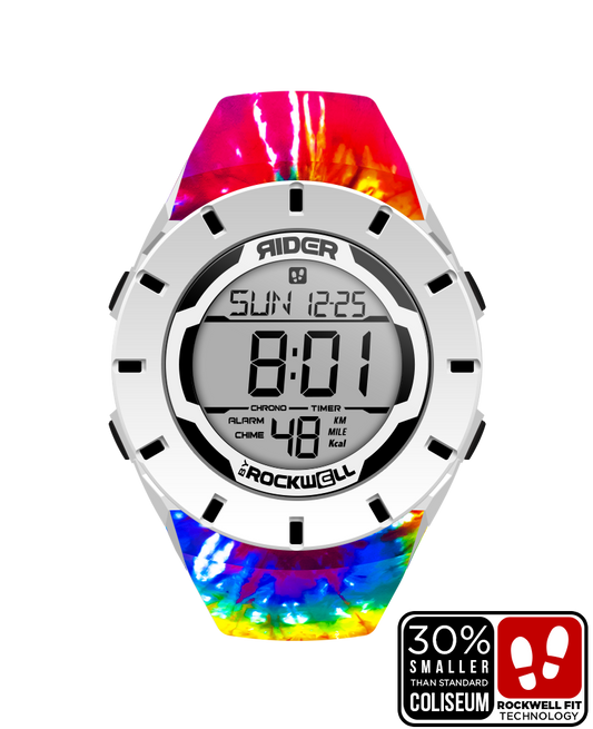 Tie-Dye White/Black Coliseum Fit™ Forum Watch Samadelic Edition