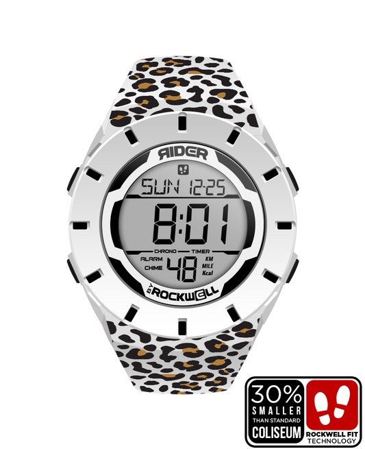 Coliseum Fit Forum Cheetah-Print CradleFit Bracelet Watch Rockwell Time