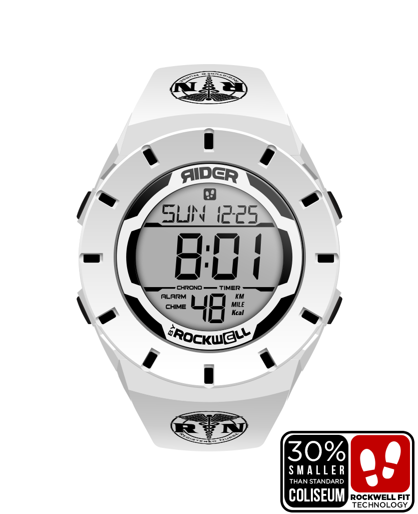 Coliseum Fit™ Forum White/Black RN Edition Watch