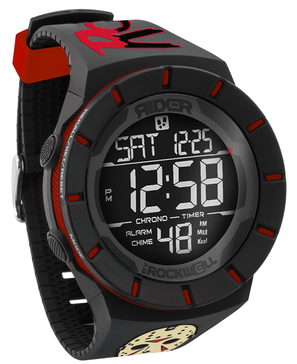 Coliseum Fit™ Phantom Black Digital Watch Friday the 13th Limited Edition Rockwell