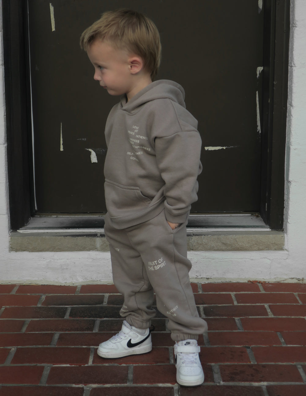 Kids Oversized Fruit of the Spirit Hoodie Elevated Faith