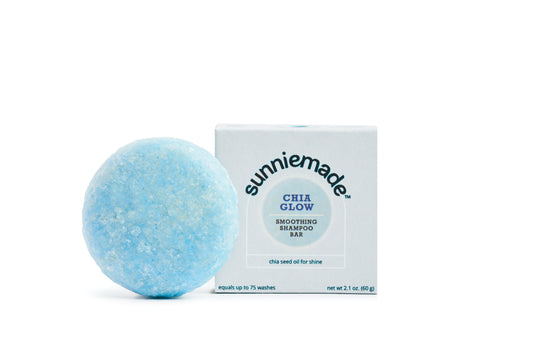 Chia Glow Smoothing Shampoo Bar with Chia Seed Oil